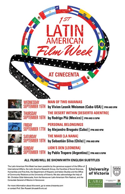 Poster — 1st Latin American and Spanish Film Week, 2010