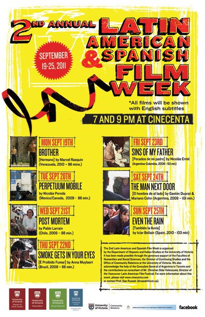 Poster — 2nd Latin American and Spanish Film Week, 2011