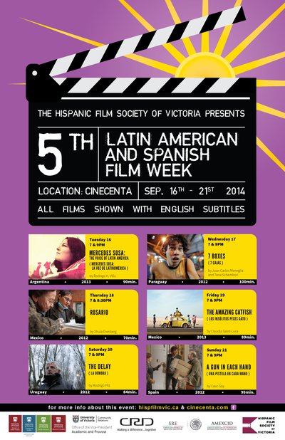 Poster — 5th Latin American and Spanish Film Week, 2014
