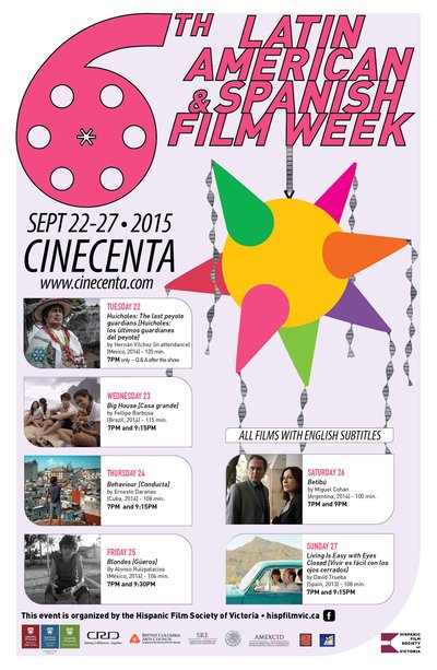 Poster — 6th Latin American and Spanish Film Week, 2015