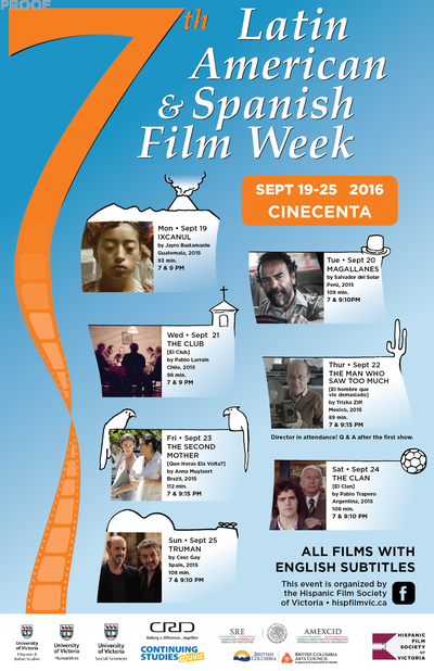 Poster — 7th Latin American and Spanish Film Week, 2016