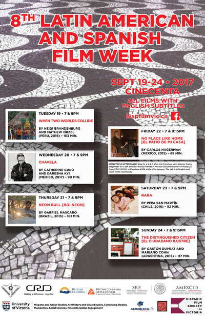 Poster — 8th Latin American and Spanish Film Week, 2017